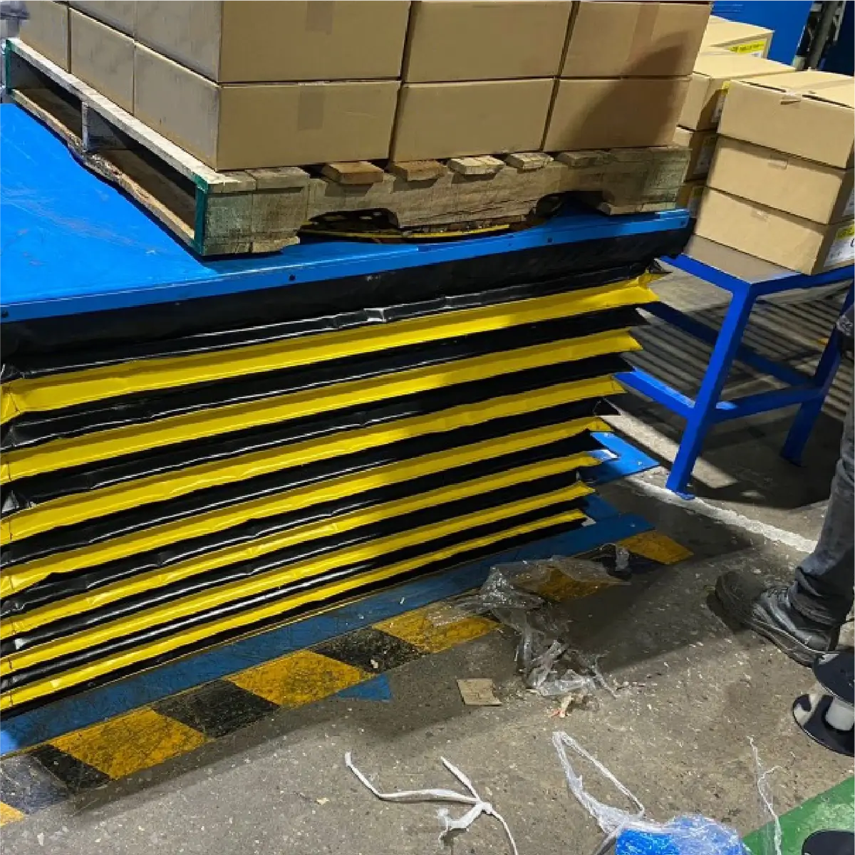 Fuelle para mesa elevadora tipo tijera 2